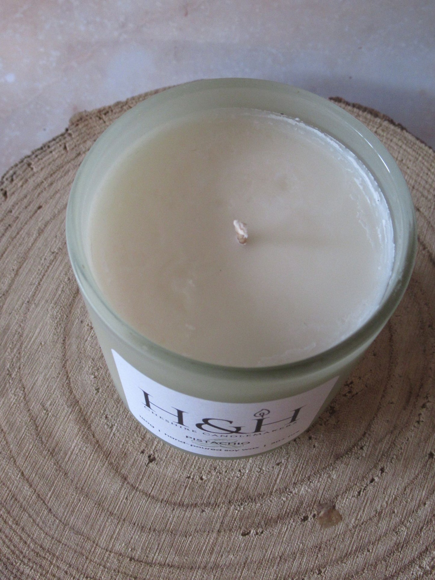 Pistachio Soy Wax Candle — Perfectly Imperfect