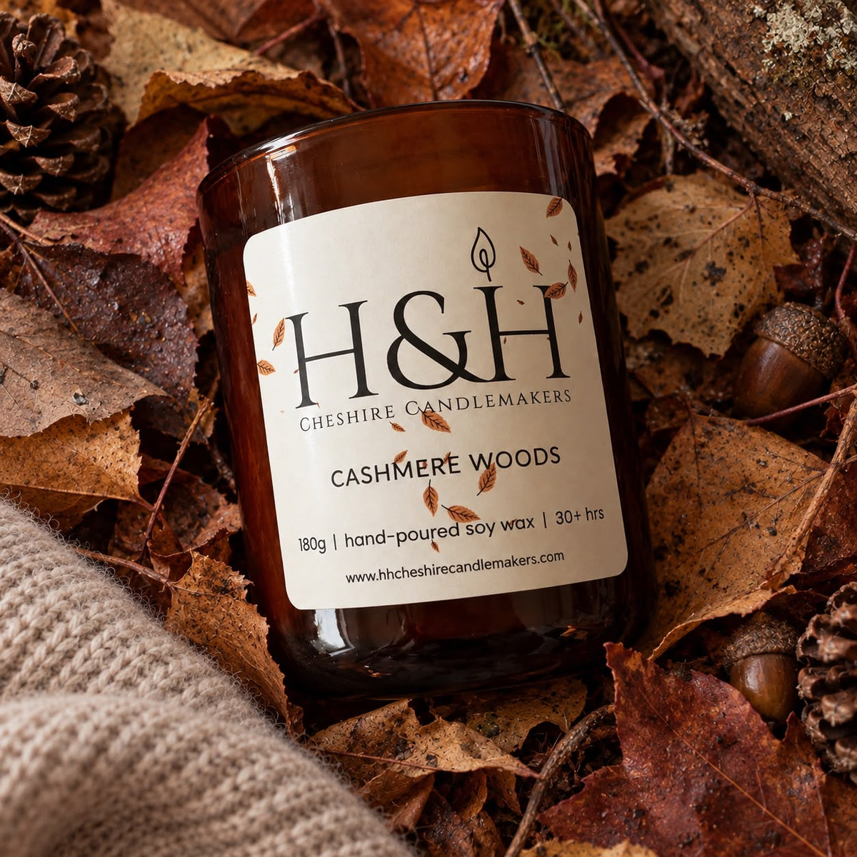 Cashmere Woods Soy Wax Candle